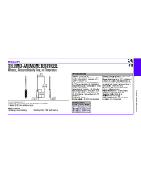 Thumbnail of document Data Sheet - AP2 Thermo-Anemometer Probe
